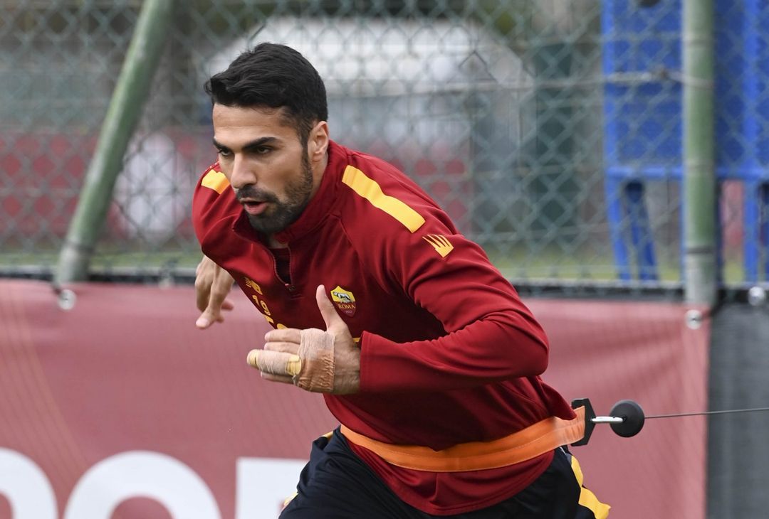 Roma, Pellegrini si allena in gruppo. Dybala a parte – FOTO GALLERY - immagine 32