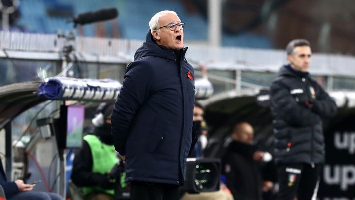 Claudio Ranieri (allenatore Sampdoria) durante Sampdoria-Milan (Serie A 2020-2021) | AC Milan News (Getty Images) 