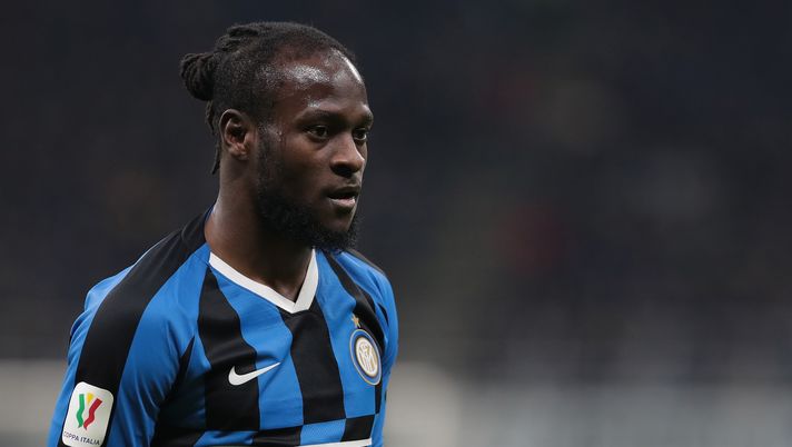 MILAN, ITALY - FEBRUARY 12: Victor Moses of FC Internazionale looks on during the Coppa Italia Semi Final match between FC Internazionale and SSC Napoli at Stadio Giuseppe Meazza on February 12, 2020 in Milan, Italy. (Photo by Emilio Andreoli/Getty Images) MILAN, ITALY - FEBRUARY 12: Victor Moses of FC Internazionale looks on during the Coppa Italia Semi Final match between FC Internazionale and SSC Napoli at Stadio Giuseppe Meazza on February 12, 2020 in Milan, Italy. (Photo by Emilio Andreoli/Getty Images)