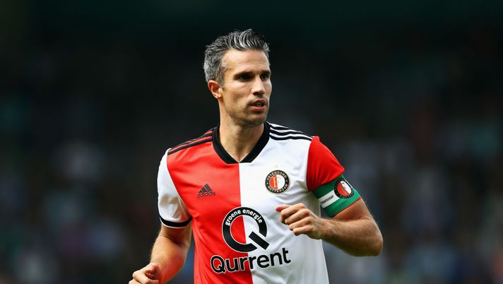 DOETINCHEM, NETHERLANDS - AUGUST 12: Captain, Robin van Persie of Feyenoord in action during the Eredivisie match between De Graafschap and Feyenoord at Stadion De Vijverberg on August 12, 2018 in Doetinchem, Netherlands. (Photo by Dean Mouhtaropoulos/Getty Images) DOETINCHEM, NETHERLANDS - AUGUST 12: Captain, Robin van Persie of Feyenoord in action during the Eredivisie match between De Graafschap and Feyenoord at Stadion De Vijverberg on August 12, 2018 in Doetinchem, Netherlands. (Photo by Dean Mouhtaropoulos/Getty Images)
