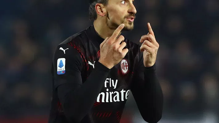 Zlatan Ibrahimovic, attaccante del Milan (credits: GETTY Images)
