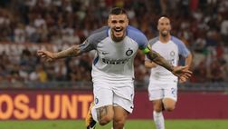 Prima soffre e poi dilaga. Icardi show, l’Inter ribalta la Roma