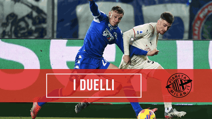 Milan-Empoli, i duelli (getty images) Milan-Empoli, i duelli (getty images)