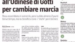 MV: “Ecco cosa manca all’Udinese di Gotti per cambiare marcia”
