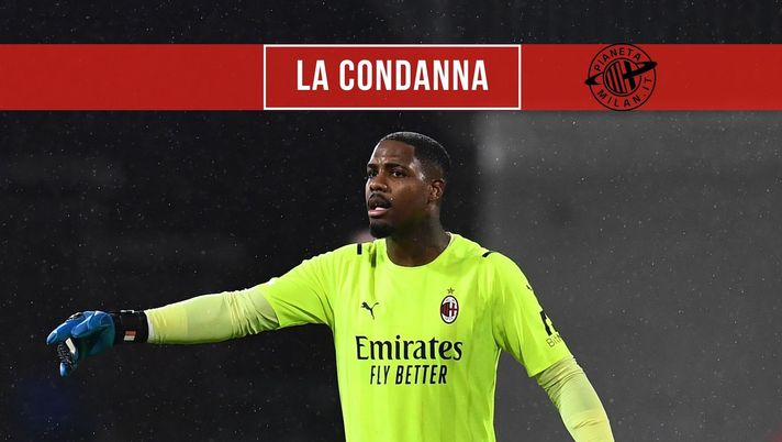 Mike Maignan Cagliari-Milan 0-1 Serie A 2021-2022