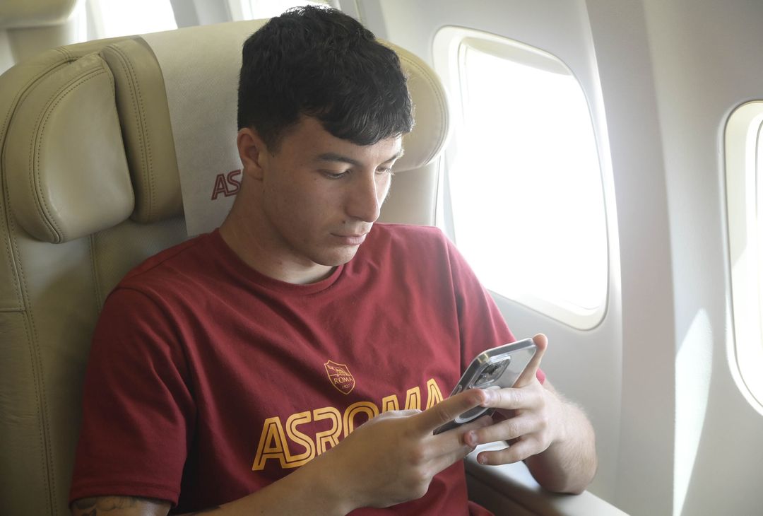 Roma, la partenza per Budapest: domani la finale di Europa League – FOTO GALLERY - immagine 8