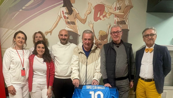 Gesto da applausi del Napoli Club Abruzzo: regalo per i bimbi malati di Pescara - immagine 1