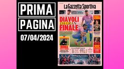 Prima pagina Gazzetta dello Sport: Milan, Diavoli da gran finale