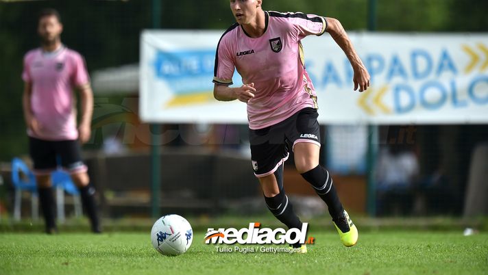 BELLUNO, ITALY - JULY 27:  Nicolas Haas of Palermo in action during a friendly match between US Citta' di Palermo and San Dona' at the US Citta' di Palermo training camp on July 27, 2018 in Belluno, Italy.  (Photo by Tullio M. Puglia/Getty Images)  BELLUNO, ITALY - JULY 27:  Nicolas Haas of Palermo in action during a friendly match between US Citta' di Palermo and San Dona' at the US Citta' di Palermo training camp on July 27, 2018 in Belluno, Italy.  (Photo by Tullio M. Puglia/Getty Images)