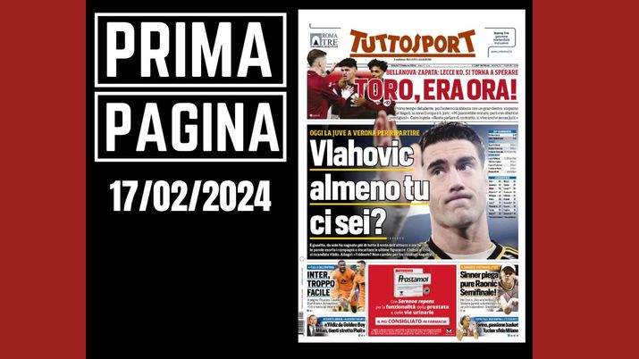 Prima pagina Tuttosport: 'Milan tieni stretto Pioli'