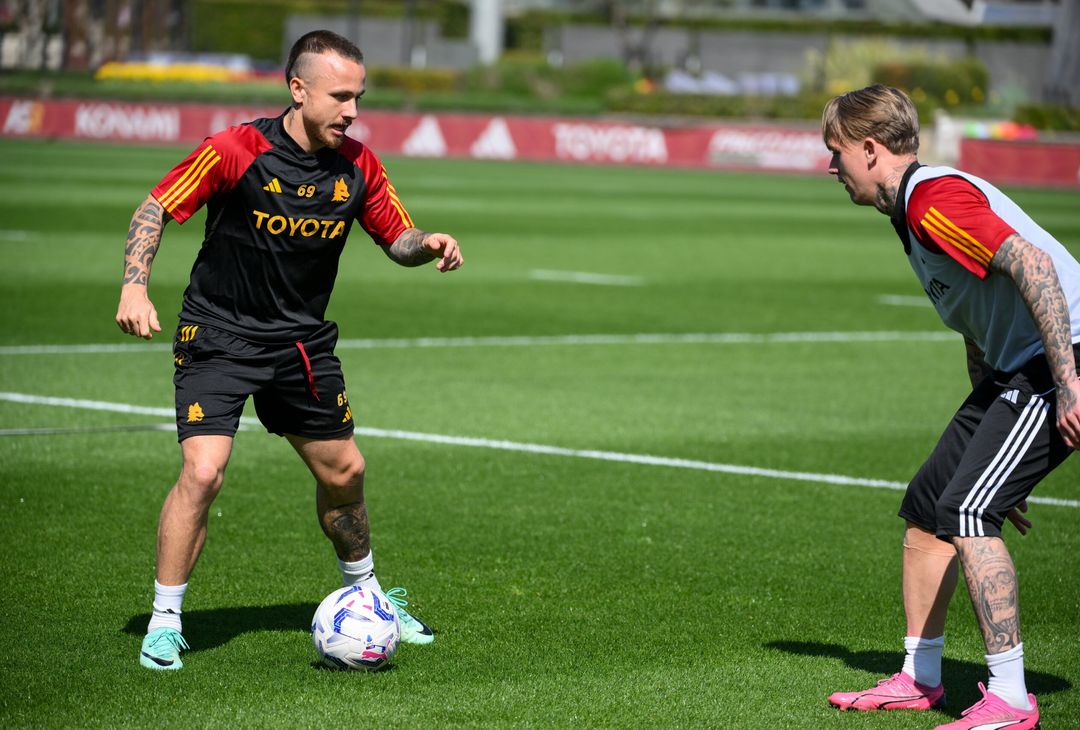 Roma, l’allenamento a Trigoria: lavoro individuale per Dybala -FOTOGALLERY - immagine 10