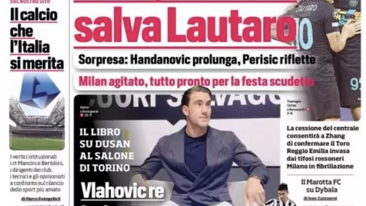 Prima Pagina, Corriere dello Sport: “Inter, Bastoni salva Lautaro” - immagine 1