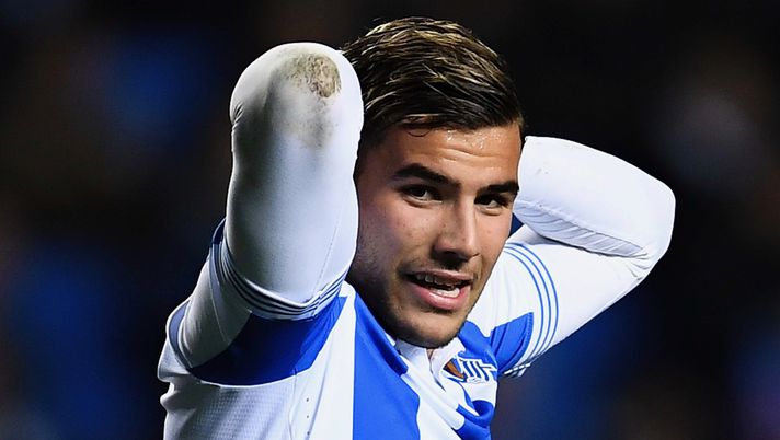 Theo Hernández, qui con la maglia della Real Sociedad (credits: GETTY Images) 