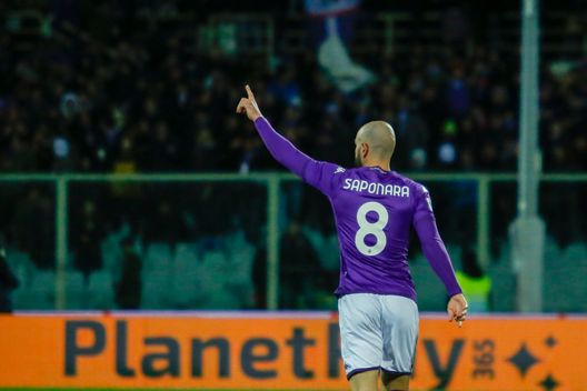 GERMOGLI PH: 5 FEBBRAIO 2023 FIRENZE STADIO ARTEMIO FRANCHI SERIE A FIORENTINA VS BOLOGNA NELLA FOTO ESULTANZA GOL SAPONARA Formigli: “Juve-Fiorentina? Davide contro Golia, ma vale mezzo campionato”- immagine 2