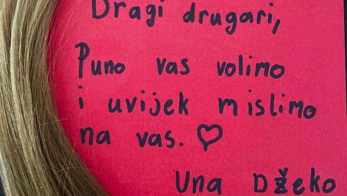 Gesto commovente della figlia di Dzeko per i bimbi malati di cancro, lady Barella commenta - immagine 1