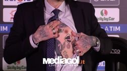 Palermo: Baccaglini e il tatuaggio vicino al cuore