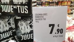 Scrive “Rubentus” sul cartello della colomba pasquale Juve, dipendente Conad finisce nei guai