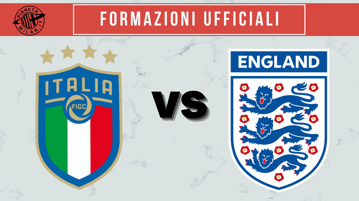 Le formazioni ufficiali di Italia-Inghilterra, match valido per la finale di Euro 2020 
