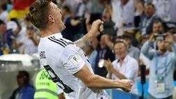 Mondiali, Kroos all’ultimo respiro: la Germania passa sulla Svezia, tutto riaperto