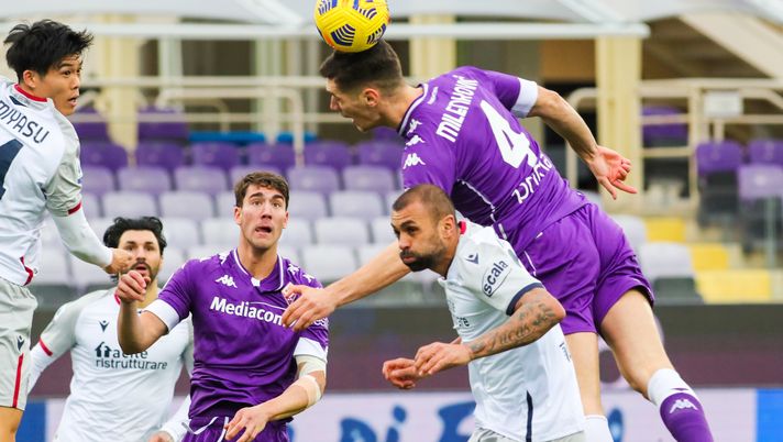 GERMOGLI PH: 3 GENNAIO 2021 FIRENZE STADIO ARTEMIO FRANCHI SERIE A FIORENTINA VS BOLOGNA NELLA FOTO MILENKOVIC GERMOGLI PH: 3 GENNAIO 2021 FIRENZE STADIO ARTEMIO FRANCHI SERIE A FIORENTINA VS BOLOGNA NELLA FOTO MILENKOVIC