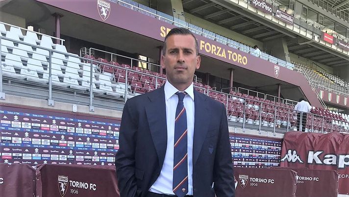 Alessio Scarchilli allo stadio Grande Torino per la partita di andata tra Toro e Roma 