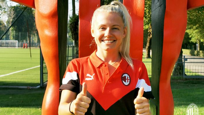 Julia Simic, calciatrice AC Milan (credits: acmilan.com) 