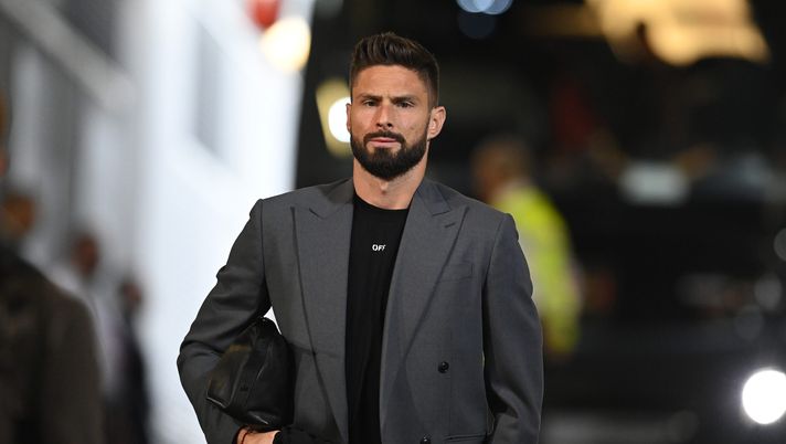 Olivier Giroud, attaccante del Milan (getty images)