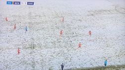 Basaksehir-Sivasspor, pari fantasma in Turchia: ondata di gelo e nevicata abbondante, ospiti “invisibili”