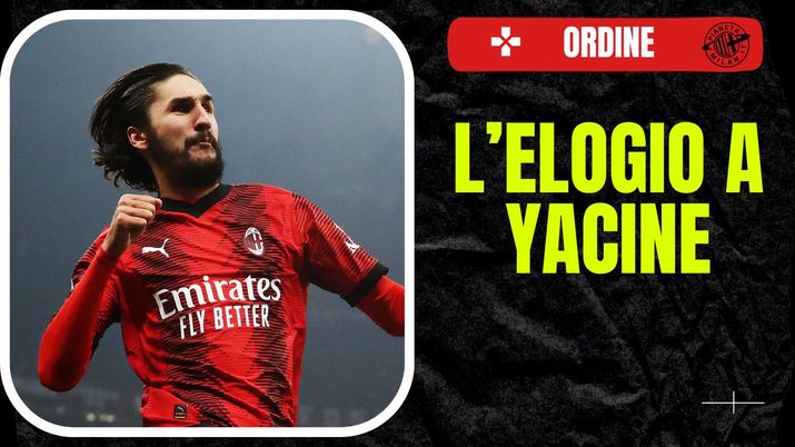 esultanza Yacine Adli AC Milan Milan-Roma 3-1 Serie A 2023-2024