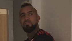 Vidal carico per la partita col Flamengo e anche suo figlio… (VIDEO)