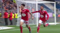 VIDEO / Ligue 1, Satriano ancora a segno: splendida volée contro il Montpellier