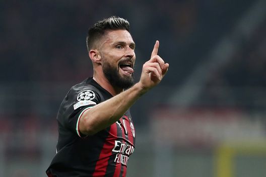 Olivier Giroud AC Milan Milan-Salisburgo 4-0 Champions League 2022-2023
