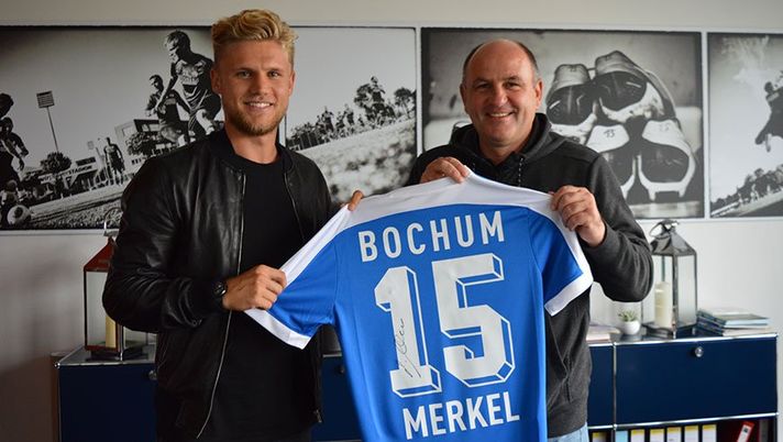 Alexander Merkel passa al VfL Bochum (credits: Offiziell VfL Bochum Twitter account) Alexander Merkel Bochum