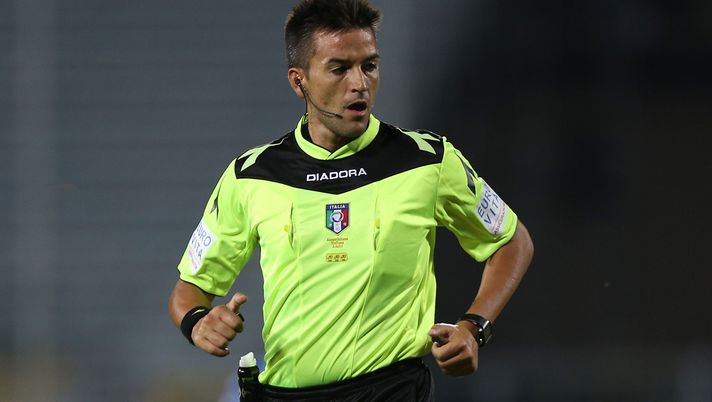 EMPOLI, ITALY - AUGUST 05: Antonio Rapuano refeee during the TIM Cup match between Empoli FC and Renate at Stadio Carlo Castellani on August 5, 2017 in Empoli, Italy. (Photo by Gabriele Maltinti/Getty Images) Napoli Milan