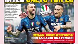 Prima Pagina, La Gazzetta dello Sport: “Inter, salto triplo. Milan, come rispondi?”