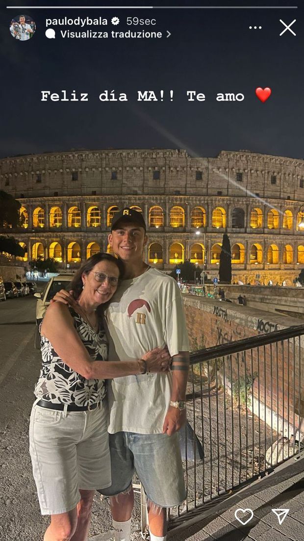 Roma, gli auguri social di Dybala per la festa della mamma- immagine 2