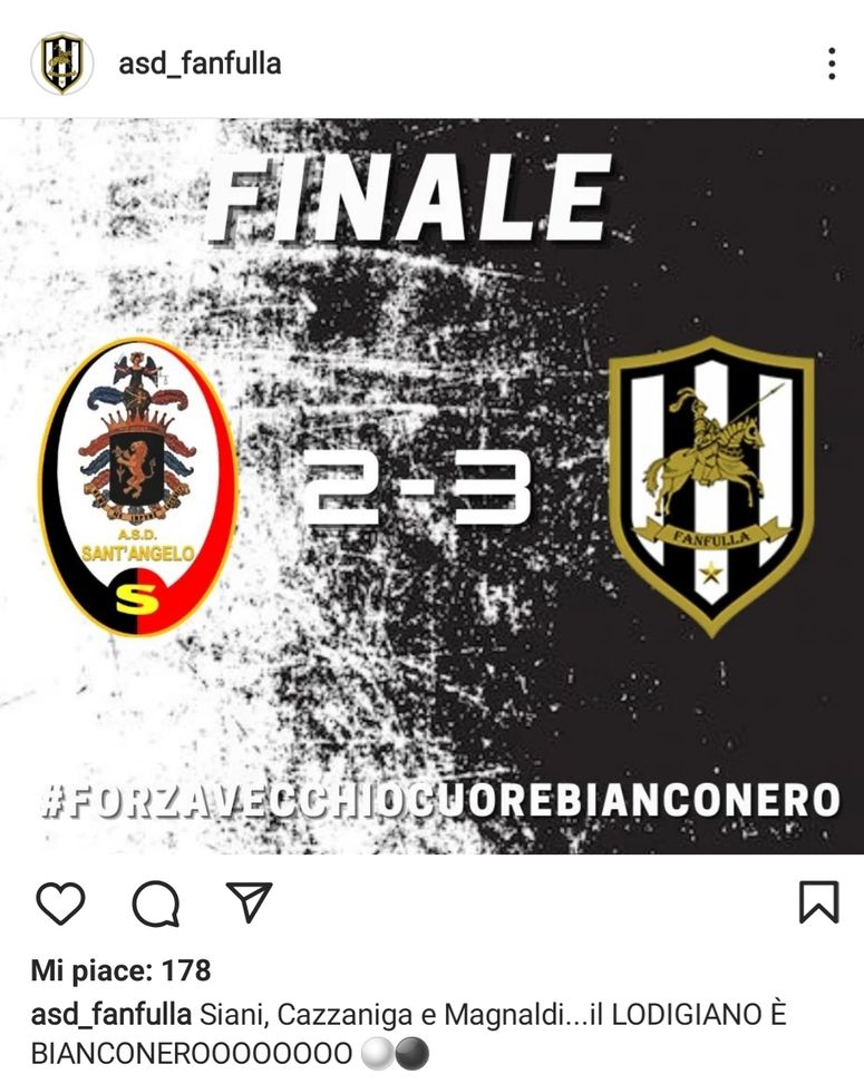 Il Lodigiano è bianconero: il Fanfulla esulta per il derby vinto a Sant’Angelo- immagine 2