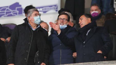 GERMOGLI PH 20 NOVEMBRE 2021 FIRENZE STADIO ARTEMIO FRANCHI CAMPIONATO DI CALCIO DI SERIE A FIORENTINA VS MILAN NELLA FOTO NARDELLA E BARONE GERMOGLI PH 20 NOVEMBRE 2021 FIRENZE STADIO ARTEMIO FRANCHI CAMPIONATO DI CALCIO DI SERIE A FIORENTINA VS MILAN NELLA FOTO NARDELLA E BARONE