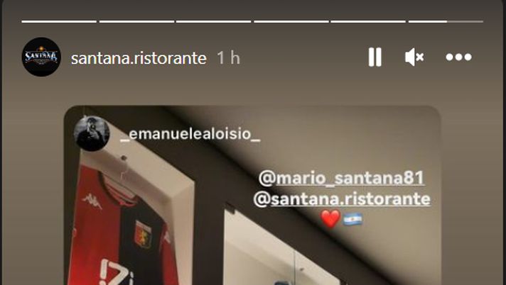 Palermo, apre in città il ristorante di Santana: esposte le maglie dell’argentino Palermo