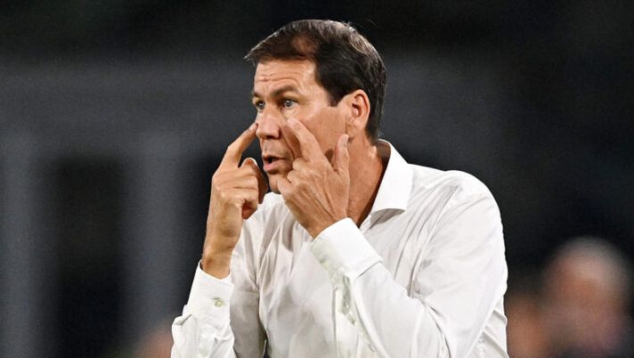 NAPLES, ITALY - SEPTEMBER 02: Rudi Garcia SSC Napoli head coach during the Serie A TIM match between SSC Napoli and SS Lazio at Stadio Diego Armando Maradona on September 02, 2023 in Naples, Italy. (Photo by Francesco Pecoraro/Getty Images) Garcia: “Cambio programmato per Kvara, si era spento. Lindstrom, Mario Rui, Osimhen…” - immagine 1