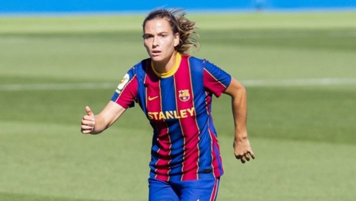 Laia Codina sul profilo Twitter del Barcelona Femenì Laia Codina sul profilo Twitter del Barcelona Femenì