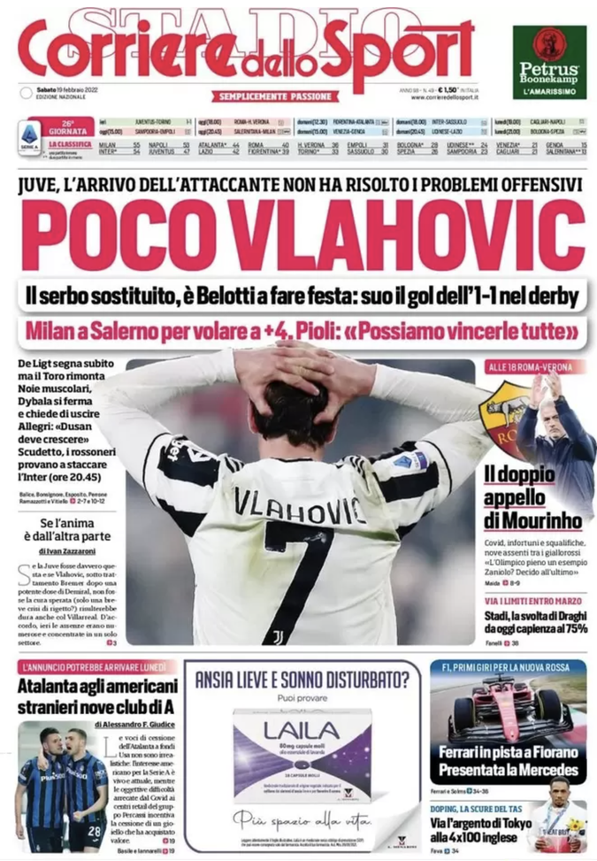prima pagina