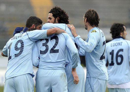 L'Albinoleffe nel 2011 (Photo by Dino Panato/Getty Images) Il derby dello stadio: l’Albinoleffe “Non abbiamo rapporti e ci hanno esclusi da Bergamo”- immagine 2