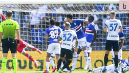 VIDEO Sampdoria-Inter, a “Marassi” è 2-2: a Lautaro risponde Augello, le immagini