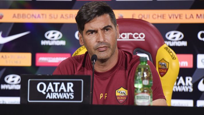 ESCLUSIVA AS ROMAFoto Luciano Rossi/AS Roma/ LaPresse24/08/2019 Roma (Italia)Sport CalcioConferenza StampaNella foto: Paulo FonsecaTrigoria RomaEXCLUSIVE AS ROMAPhoto Luciano Rossi/AS Roma/ LaPresse24/08/2019 Roma (Italia)Sport SoccerPress ConferenceIn the pic: Paulo FonsecaTrigoria Roma Fonseca: “Spinazzola è pronto, dubbio sul ruolo di Mancini. Cetin c’è, Pastore…” - immagine 1