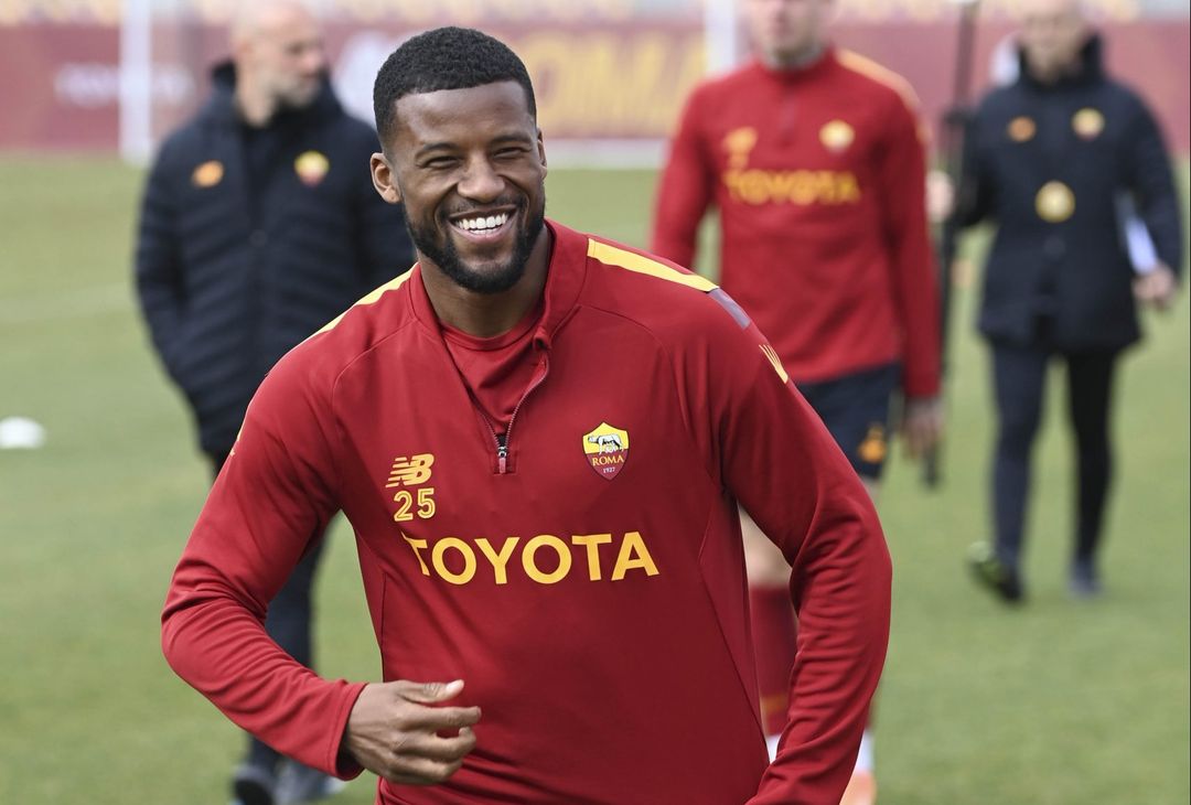 Roma, Pellegrini si allena in gruppo. Dybala a parte – FOTO GALLERY - immagine 42