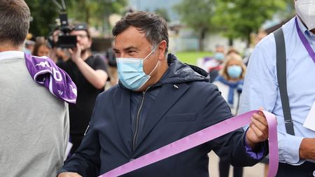 GERMOGLI PH: 19 LUGLIO 2021 MOENA TR RITIRO ESTIVO DELLA FIORENTINA CALCIO ALLENAMENTO MATTINA NELLA FOTO JOE BARONE INAUGURA IL VIOLA VILLAGE GERMOGLI PH: 19 LUGLIO 2021 MOENA TR RITIRO ESTIVO DELLA FIORENTINA CALCIO ALLENAMENTO MATTINA NELLA FOTO JOE BARONE INAUGURA IL VIOLA VILLAGE