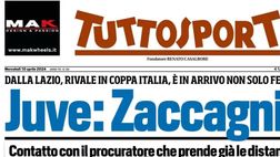 PRIMA PAGINA TUTTOSPORT OGGI
