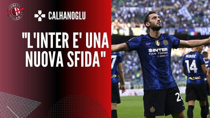 Hakan Calhanoglu, centrocampista dell'Inter ex giocatore del Milan | (credits: Getty images) 