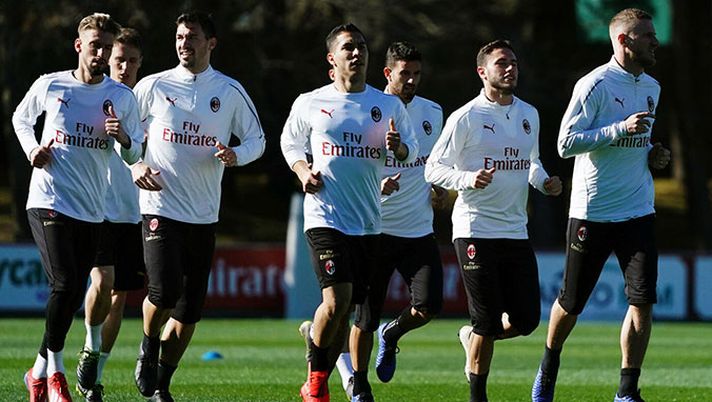 Il Milan si allena a Milanello (credits: acmilan.com) 